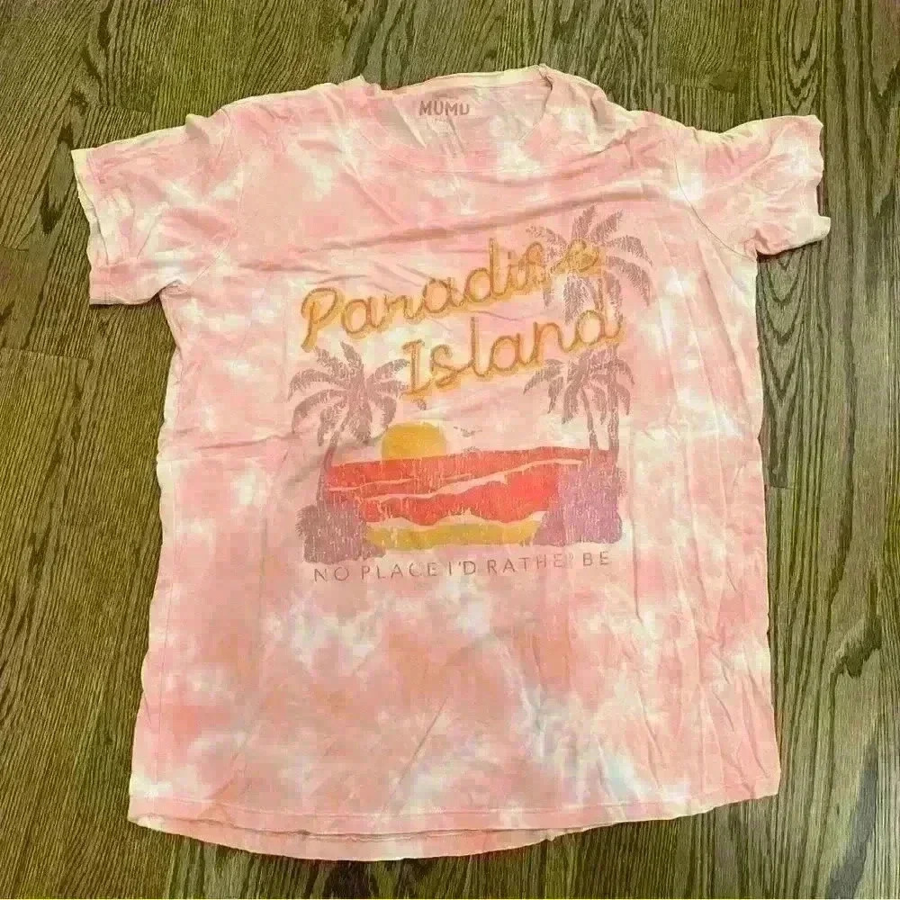Show Me Your MuMu Pink Paradise Island Tee - Picture 2 of 5